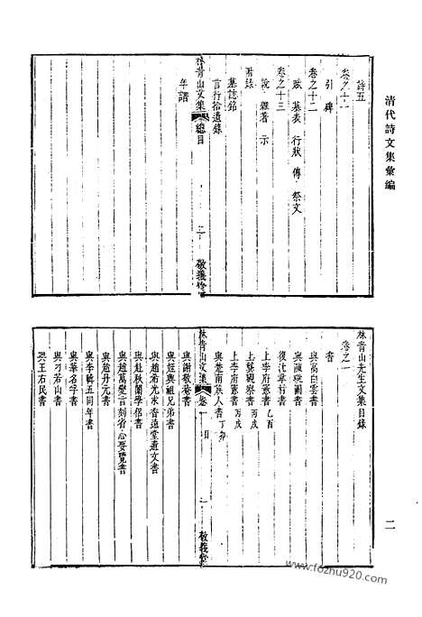 [下载][林青山先生文集_素余堂集_海山存稿_清代诗文集汇编]清代诗文集汇编.pdf