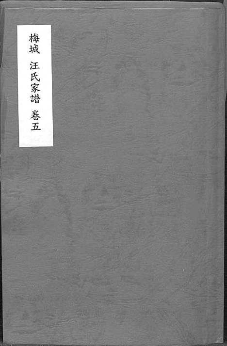 [下载][梅城汪氏家谱_16卷_末2卷_汪氏宗谱]安徽.梅城汪氏家谱_五.pdf