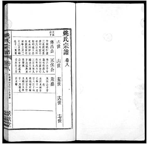 [下载][当邑姚氏宗谱_残卷_姚氏宗谱]安徽.当邑姚氏家谱_七.pdf