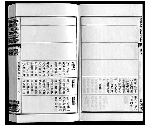 [下载][荥阳郑氏宗谱_9卷首末各1卷]安徽.荥阳郑氏家谱_五.pdf