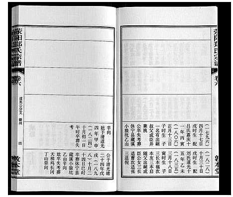 [下载][荥阳郑氏宗谱_9卷首末各1卷]安徽.荥阳郑氏家谱_六.pdf