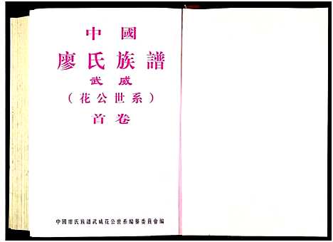 [下载][中国廖氏族谱武威_花公世系_5卷_含卷首]福建.中国廖氏家谱_一.pdf