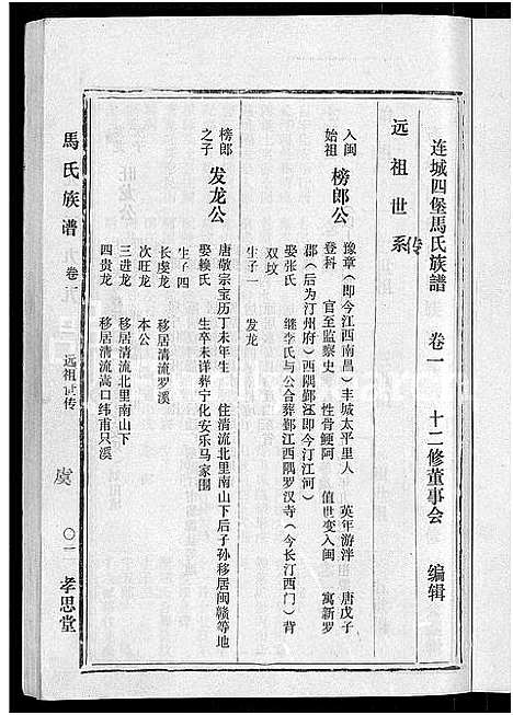 [下载][马氏族谱_35卷首1卷_集6卷_马氏大宗族谱_连城四堡马氏族谱_连城四堡马氏大宗族谱]福建.马氏家谱_二.pdf