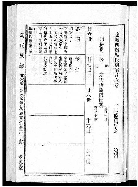 [下载][马氏族谱_35卷首1卷_集6卷_马氏大宗族谱_连城四堡马氏族谱_连城四堡马氏大宗族谱]福建.马氏家谱_二十七.pdf