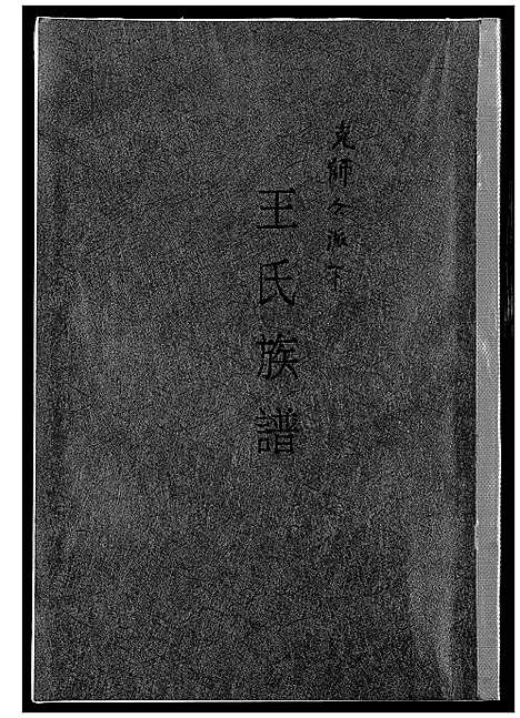 [下载][王氏族谱克师公派下]福建.王氏家谱_一.pdf