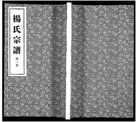 [下载][杨氏宗谱_11卷]福建.杨氏家谱_一.pdf