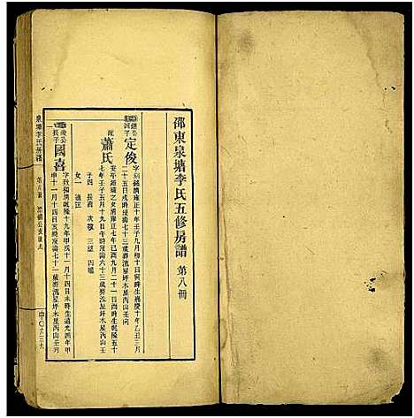 [下载][泉塘李氏五修房谱_16册_邵东泉塘李氏五修房谱_泉塘李氏房谱]湖南.泉塘李氏五修房谱_九.pdf