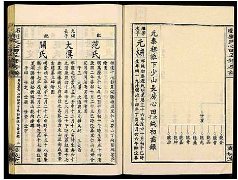 [下载][石磴刘氏心田房谱_10卷_版心题_石磴刘氏心田五修房谱]湖南.石磴刘氏心田房谱_七.pdf