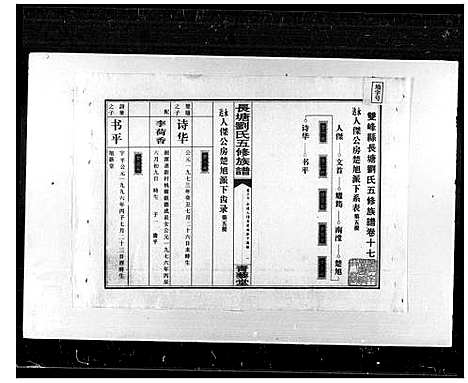 [下载][长塘刘氏五修族谱_20卷_及卷首_双峰长塘刘氏五修族谱]湖南.长塘刘氏五修家谱_二.pdf