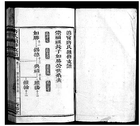 [下载][唐氏续修支谱]湖南.唐氏续修支谱_一.pdf