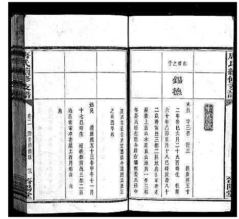 [下载][唐氏续修支谱]湖南.唐氏续修支谱_一.pdf