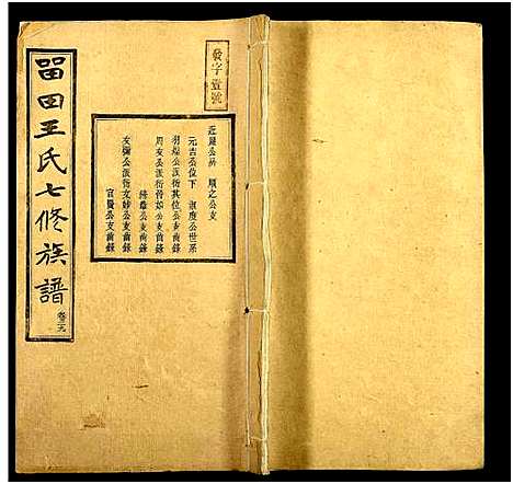 [下载][中湘留田王氏七修族谱_46卷_留田王氏七修族谱]湖南.中湘留田王氏七修家谱_二十九.pdf