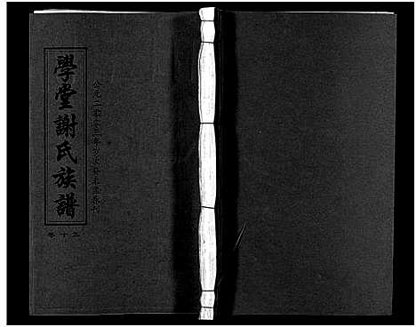 [下载][学堂谢氏族谱_86卷含首12卷_续录1卷_纪念册1卷_摊谱5卷含卷首_学堂谢氏五修族谱_学堂谢氏族谱]湖南.学堂谢氏家谱_二十四.pdf