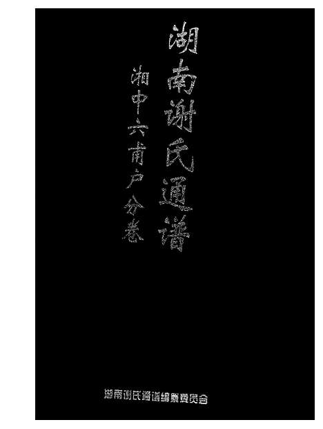 [下载][湖南省谢氏通谱]湖南.湖南省谢氏通谱.pdf