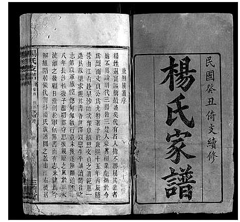 [下载][杨氏支谱_14卷首末各1卷]湖南.杨氏支谱_一.pdf