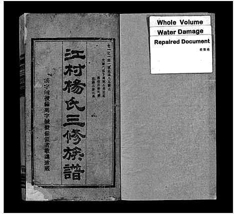 [下载][江村杨氏三修族谱_6卷首1卷_末2卷_杨氏三修族谱 杨氏三修族谱]湖南.江村杨氏三修家谱_二.pdf