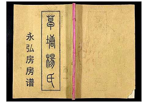 [下载][草塘杨氏永弘房房谱]湖南.草塘杨氏永弘房房谱.pdf