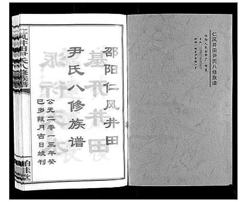 [下载][仁风井田尹氏八修族谱]湖南.仁风井田尹氏八修家谱_一.pdf