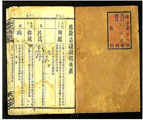 [下载][张氏通谱_121册含13卷及卷附卷尾_世系谱甲乙编卷_版心题_张氏族谱]湖南.张氏通谱_二十七.pdf