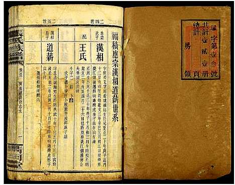 [下载][张氏通谱_121册含13卷及卷附卷尾_世系谱甲乙编卷_版心题_张氏族谱]湖南.张氏通谱_四十五.pdf