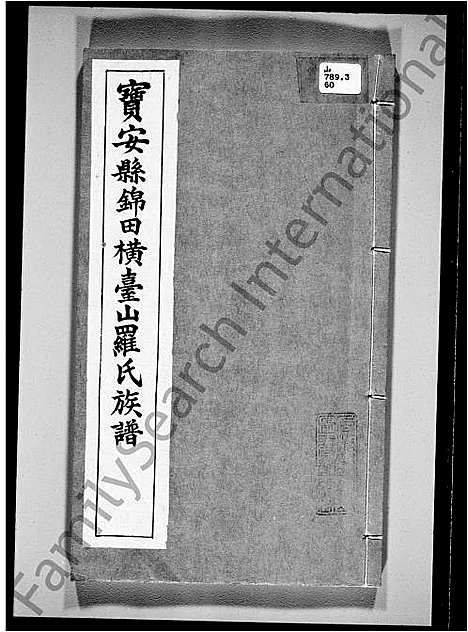 [下载][宝安县锦田横台山罗氏族谱]广东.宝安县锦田横台山罗氏家谱.pdf