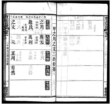 [下载][曹正宗谱_19卷]湖北.曹正家谱_五.pdf