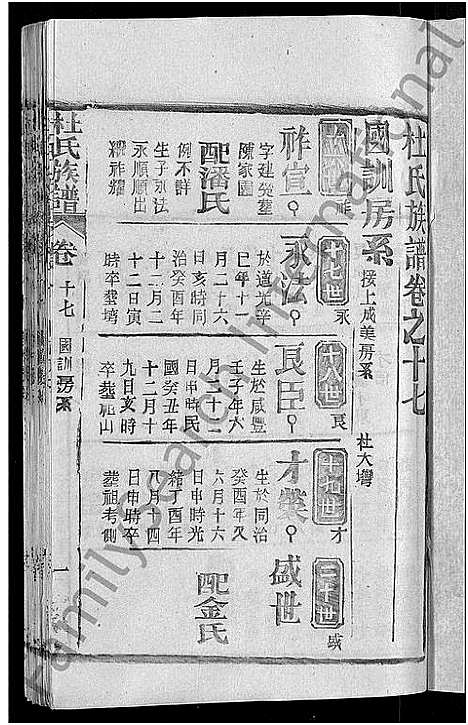 [下载][杜氏族谱_31卷首4卷_杜氏宗谱]湖北.杜氏家谱_十四.pdf