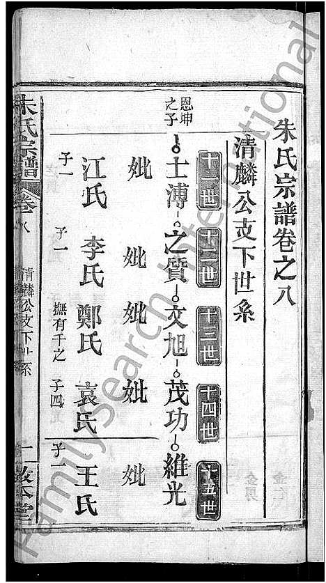 [下载][朱氏宗谱_8卷]湖北.朱氏家谱_八.pdf