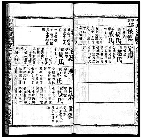 [下载][胡氏宗谱_27卷首4卷_胡氏宗谱]湖北.胡氏家谱_二十七.pdf