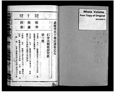 [下载][武陵华氏十修宗谱_按房分卷_华氏宗谱_武陵华氏十修宗谱]湖北.武陵华氏十修家谱_三十一.pdf