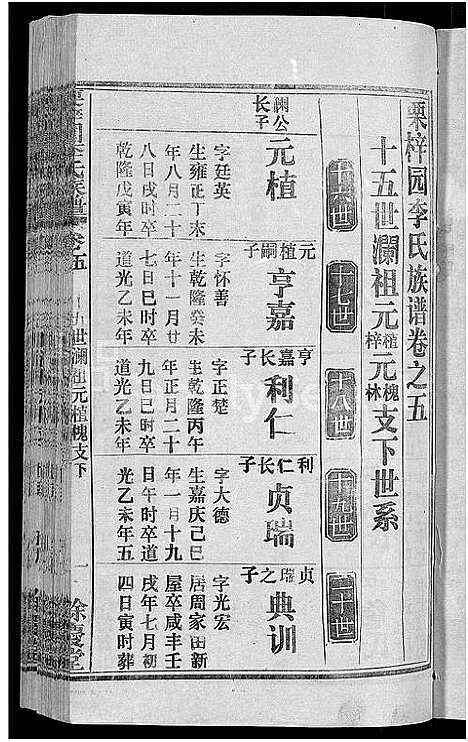 [下载][李氏族谱_30卷首2卷_栗梓园李氏族谱]湖北.李氏家谱_八.pdf