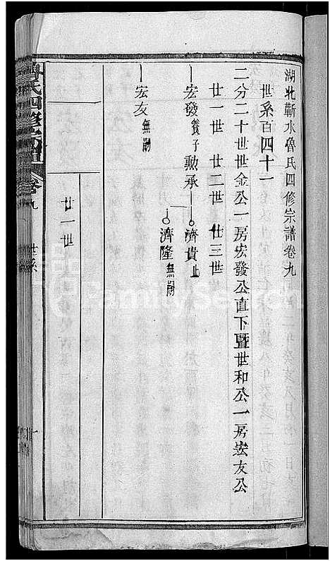 [下载][鲁氏四修宗谱_17卷首1卷_鲁氏宗谱_湖北蕲水鲁氏四修宗谱]湖北.鲁氏四修家谱_九.pdf