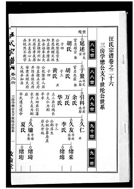 [下载][汪氏宗谱_38卷首4卷]湖北.汪氏家谱_二十六.pdf