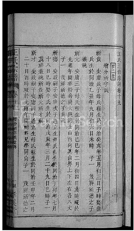 [下载][王氏族谱_世系10卷_世传29卷首3卷_王氏三修宗谱_王氏宗谱]湖北.王氏家谱_十九.pdf