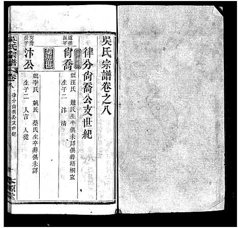 [下载][吴氏宗谱_32卷_吴氏续修宗谱_吴氏宗谱]湖北.吴氏家谱_六.pdf