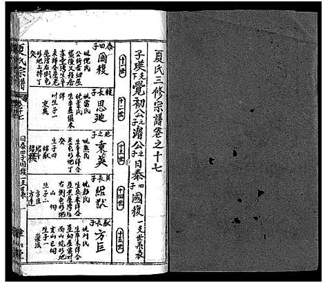 [下载][夏氏宗谱_17卷首2卷_夏氏宗谱：子珑子瑛二公世系]湖北.夏氏家谱_十八.pdf