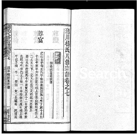 [下载][杨氏八修宗谱_20卷_世系2卷首4卷_杨氏三分宗谱_浠川杨氏八修宗谱]湖北.杨氏八修家谱_十三.pdf