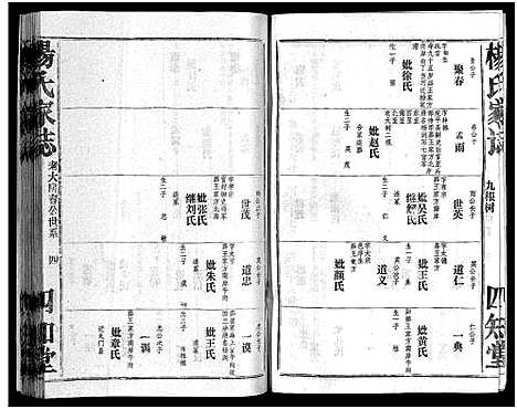 [下载][杨氏家志_按房分卷首1卷_杨氏家志]湖北.杨氏家志_二.pdf