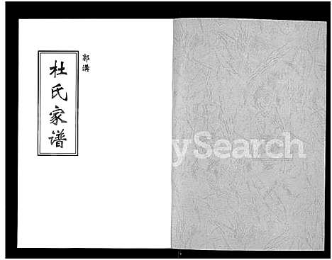 [下载][郭沟杜氏家谱_杜氏家谱]河南.郭沟杜氏家谱.pdf