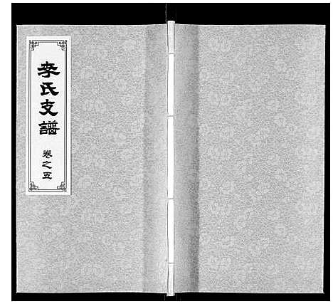 [下载][李氏支谱]河南.李氏支谱_五.pdf