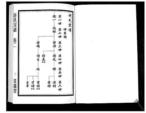 [下载][许氏宗谱_5卷]江苏.许氏家谱_二.pdf