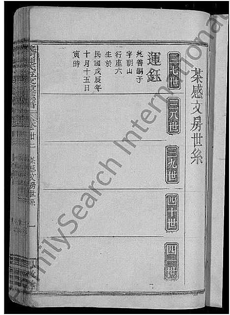 [下载][义门陈氏五支合修宗谱_9卷_世系23卷_陈氏五支合修宗谱]江西.义门陈氏五支合修家谱_三十二.pdf