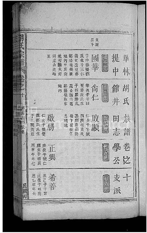 [下载][胡氏宗谱_13卷首1卷_华林胡氏宗谱]江西.胡氏家谱_六.pdf