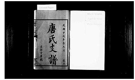 [下载][萍东唐氏支谱_8卷_萍东唐氏三修支谱]江西.萍东唐氏支谱.pdf