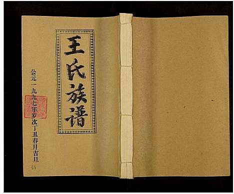 [下载][王氏二次联修族谱_不分卷_王氏族谱]江西.王氏二次联修家谱_六十一.pdf