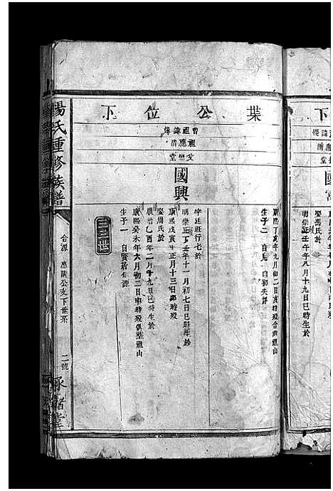 [下载][杨氏重修族谱_不分卷_杨氏重修族谱]江西.杨氏重修家谱_二.pdf