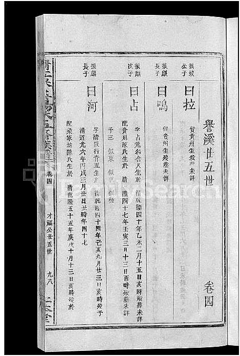 [下载][清江誉溪杨氏五修族谱_6卷]江西.清江誉溪杨氏五修家谱_二.pdf