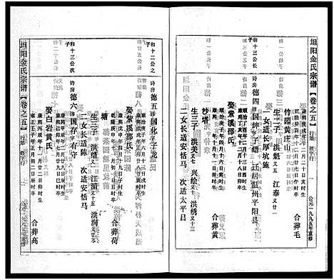 [下载][坦阳金氏宗谱_20卷]浙江.坦阳金氏家谱_五.pdf