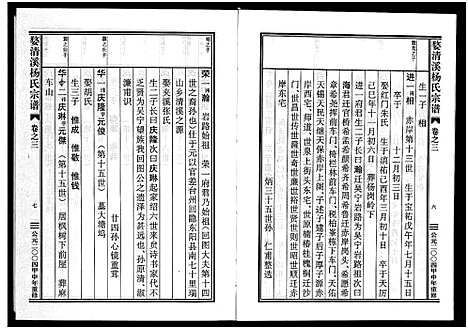 [下载][婺清溪杨氏宗谱_4卷]浙江.婺清溪杨氏家谱_三.pdf