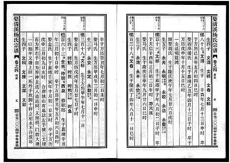 [下载][婺清溪杨氏宗谱_4卷]浙江.婺清溪杨氏家谱_四.pdf